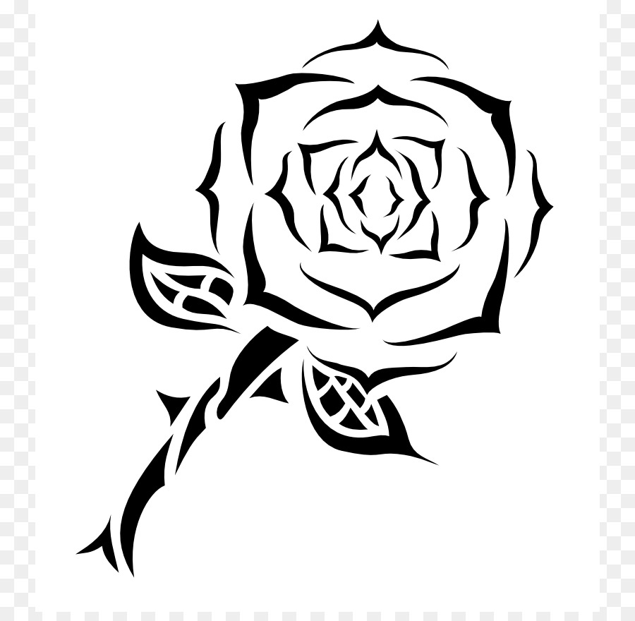 Rose Tattoo Drawing Clip art - Frog Outlines png download - 800*867 ...