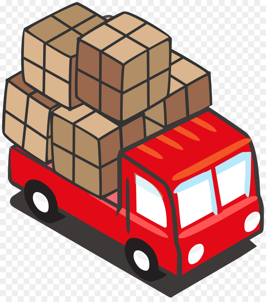 Cargo Semi trailer truck  Clip art Red Truck  Cliparts png 