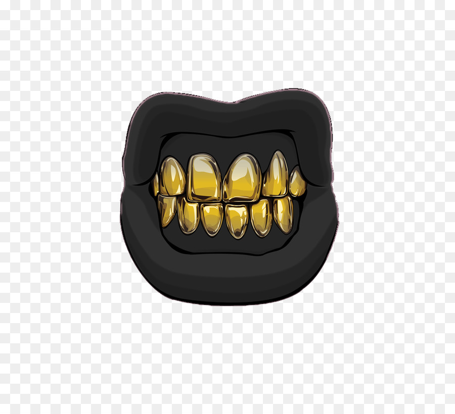 Gold teeth Mouth Lip - A gold tooth 600*801 transprent Png Free
