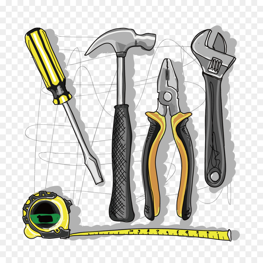 Download Hand tool Drawing Clip art - Vector Repair Tools png ...