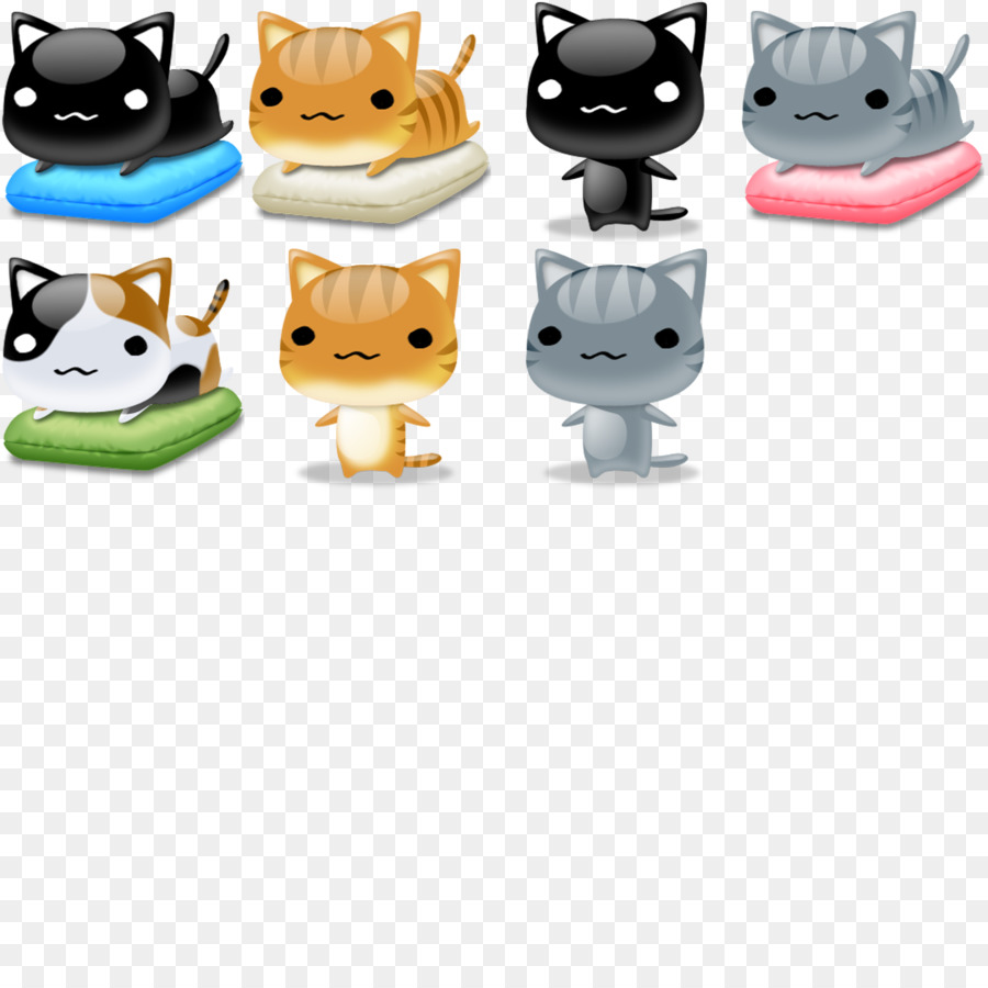 Kucing Nyanko Computer Icons 3d Hitam Dan Putih Kucing Unduh