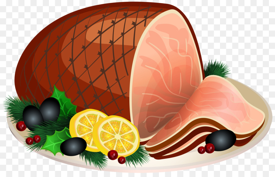 banner png christmas png  Baked art Dinner ham Ham Ham Christmas Cliparts Clip