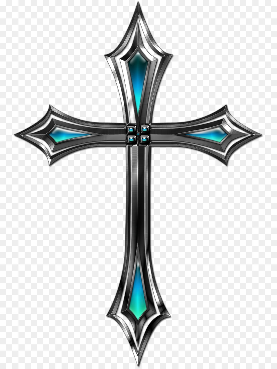 Christian cross Silver Clip art - Silver Cross Cliparts png download