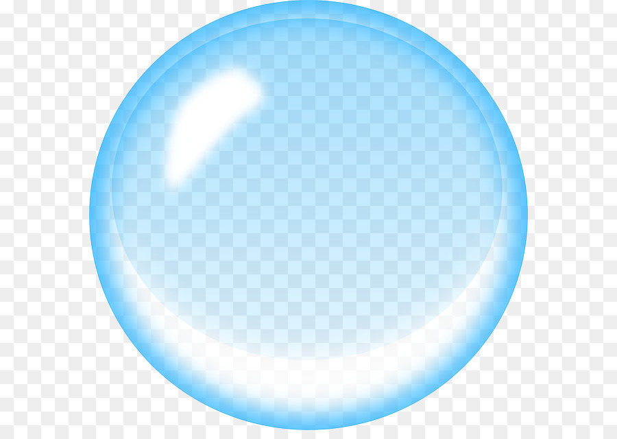 Soap bubble Blue Clip art - Water Bubble Png png download - 640*627