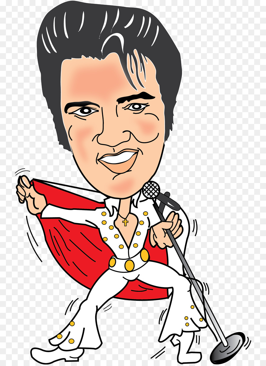 Elvis Presley Cartoon Drawing Caricature Clip art - Elvis Cliparts png