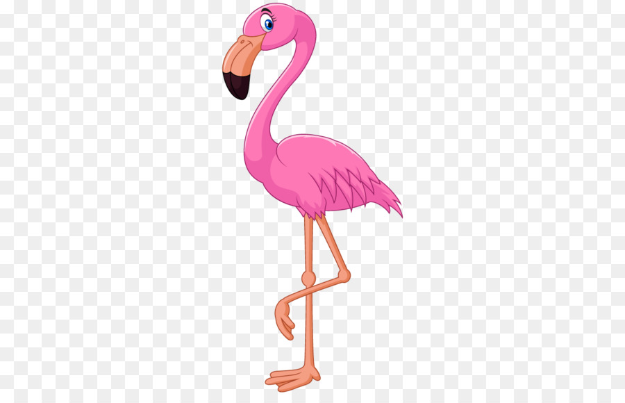 Burung Flamingo Kartun