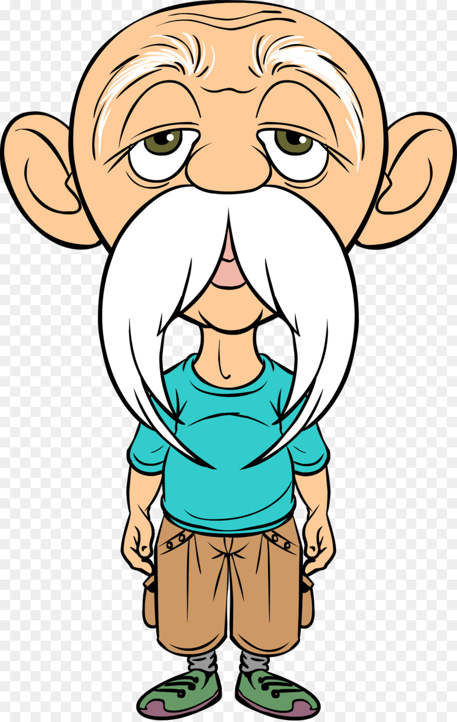 Cartoon Man Drawing Clip art - Cartoon Old Man png download - 1016*1600