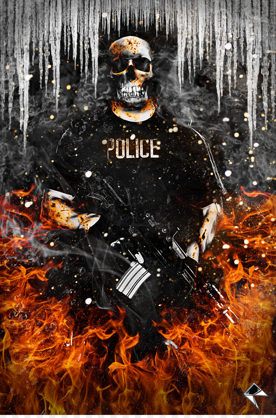 Swat 4 Desktop Wallpaper Skull Deviantart Swat Png Download 1664