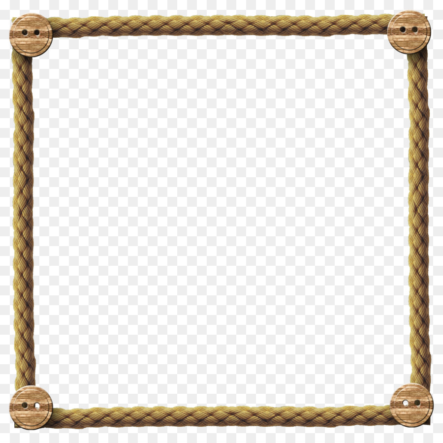 Borders and Frames Rope Picture Frames Clip art - rope png 