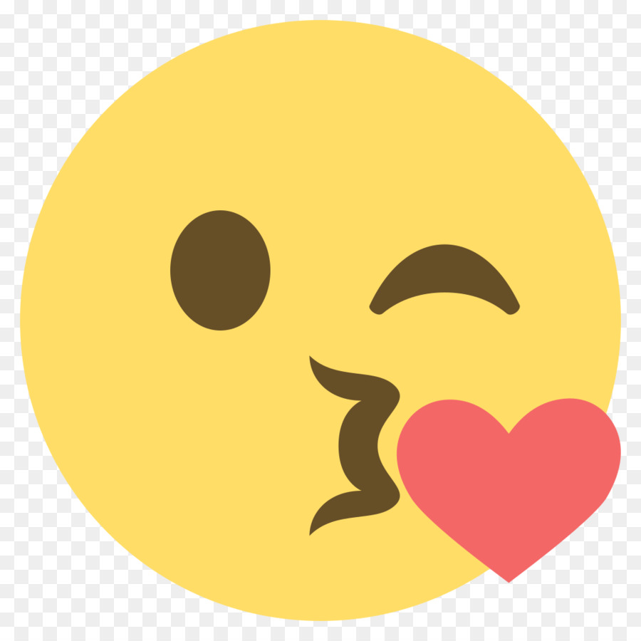 Emoji Ciuman Smiley Pesan Teks Ciuman Unduh Emoticon Smiley
