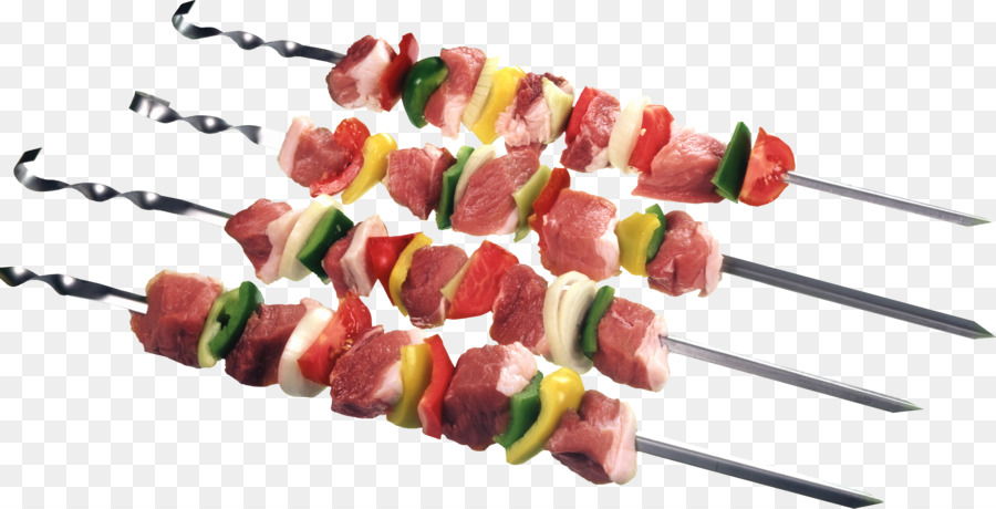 Shish kebab Barbecue grill Skewer Meat - barbeque png 
