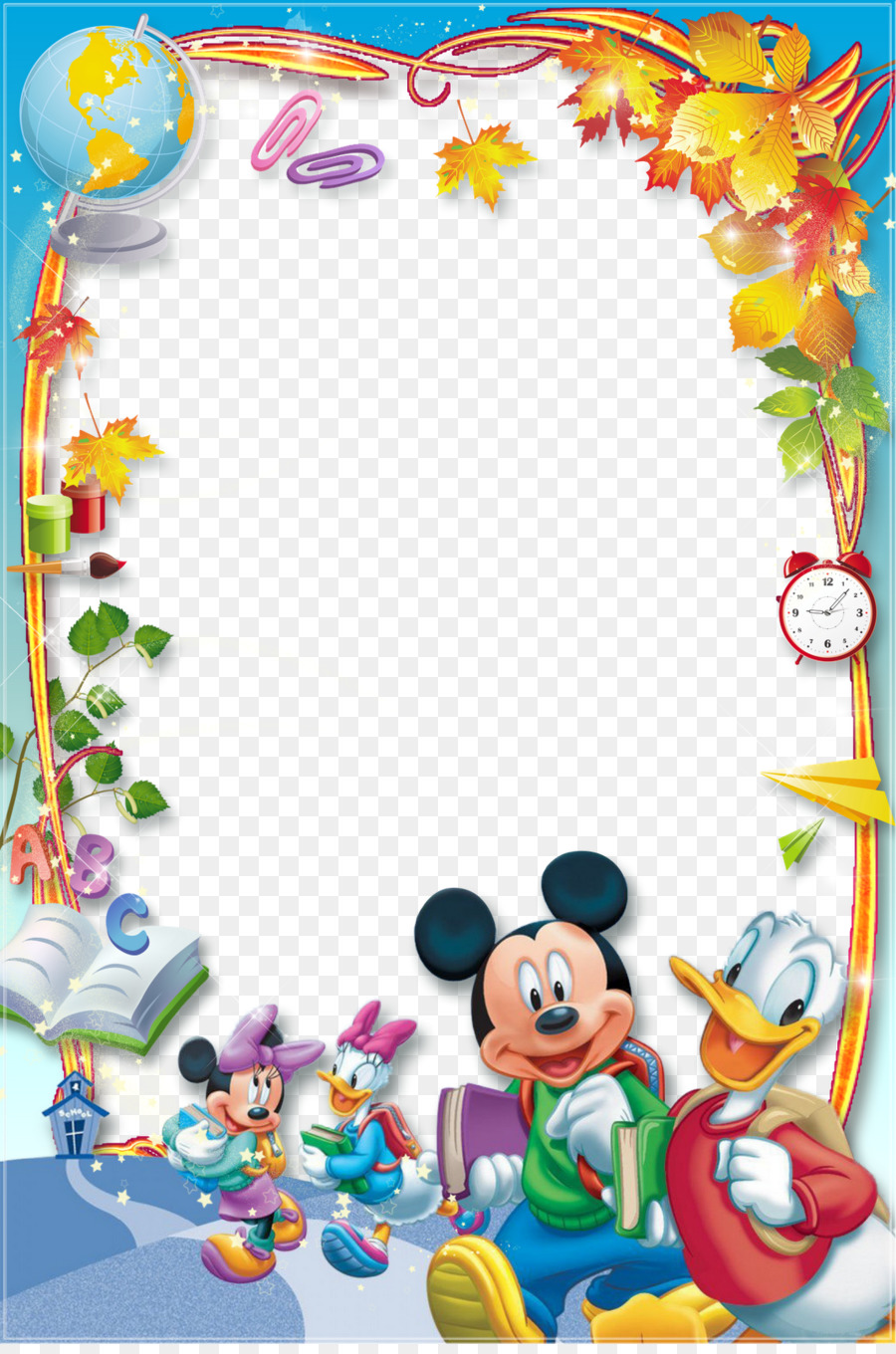 kindergarten banner christmas for Minnie Mouse Duck Donald Mickey Duck Daisy Picture Mouse