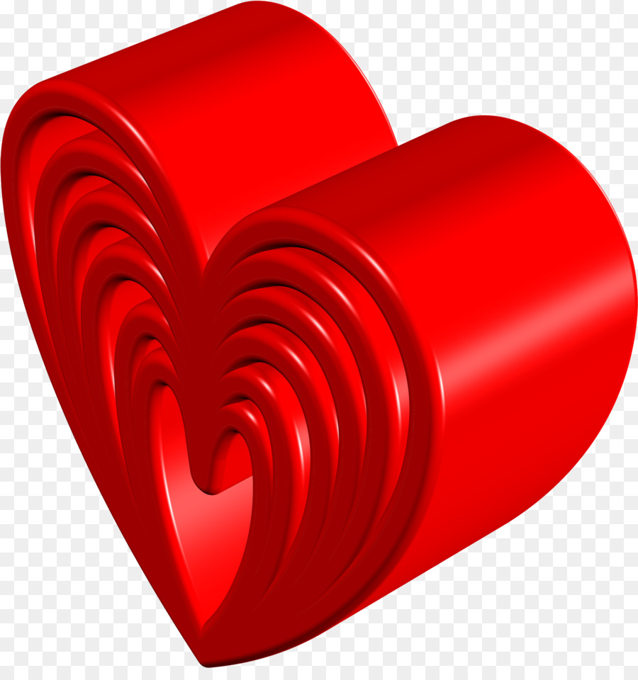 Red Heart Love Valentines Day Wallpaper 3d Png Download 1525