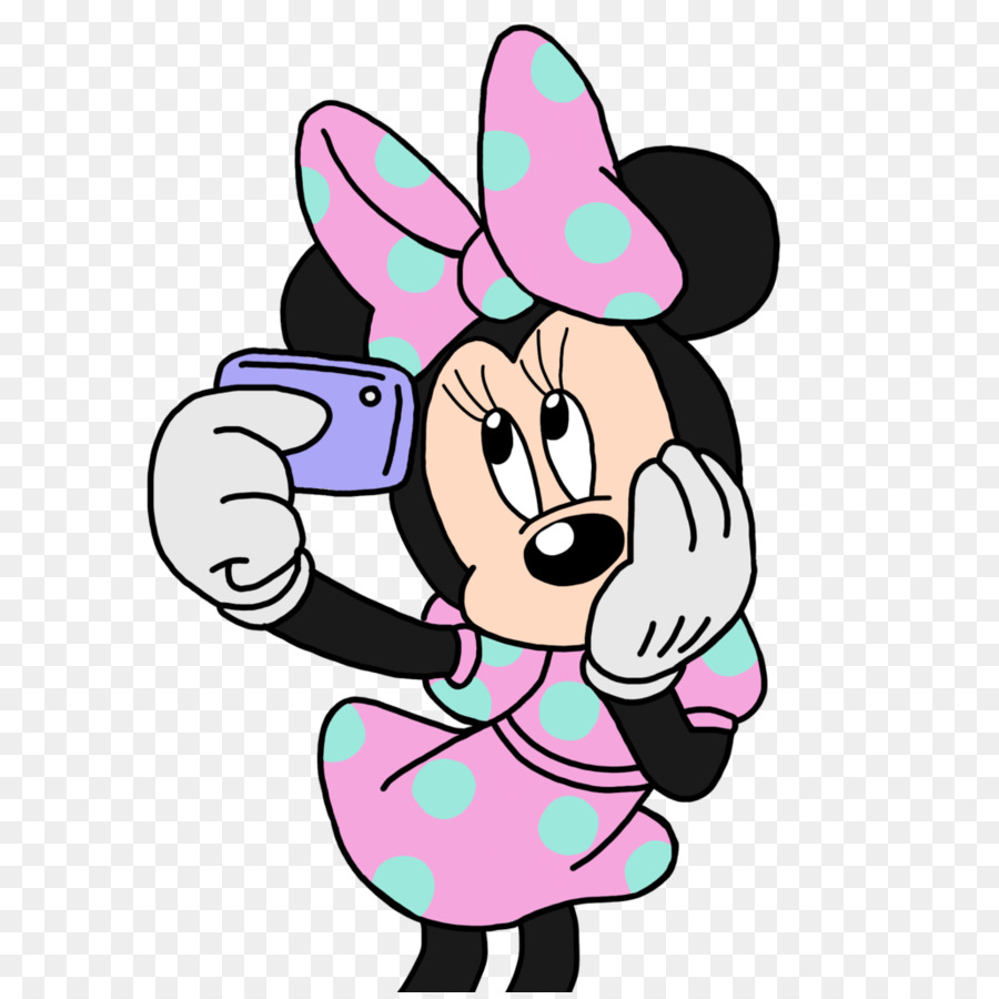 Minnie Mouse Mickey Mouse Selfie Cartoon Clip art - selfie ...