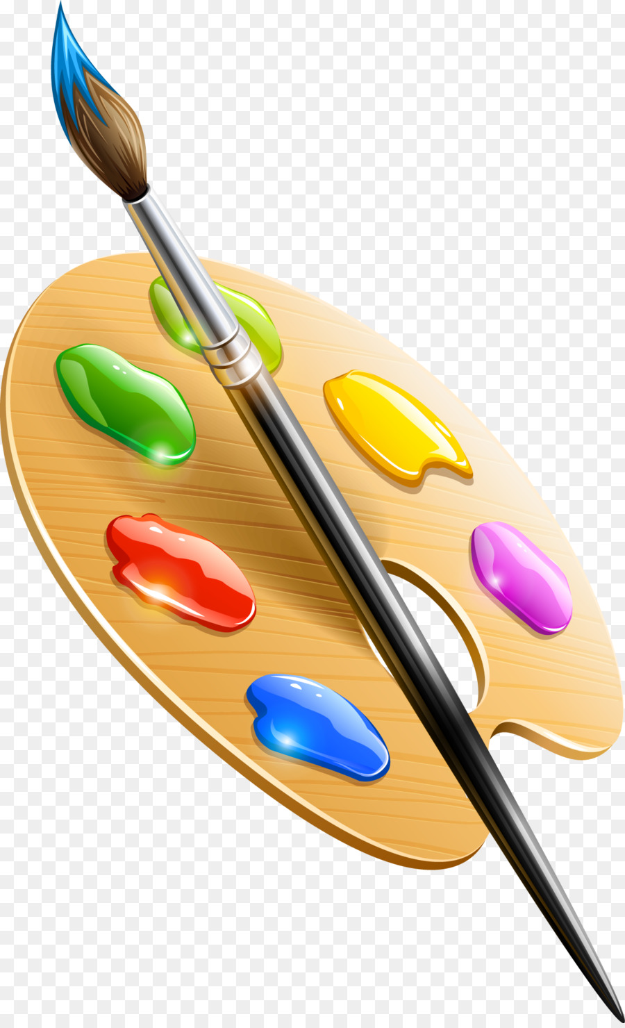 Paintbrush Drawing Palette Clip art Brush 1222 2000 