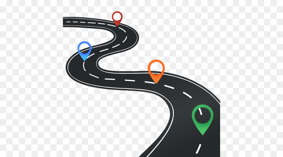Paper Technology roadmap Road map Clip art - road 500*500 ...