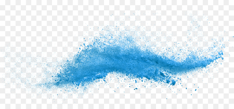 Download Blue Color Paint Azure - color splash 2000*929 transprent Png Free Download - Blue, Sky, Wave.