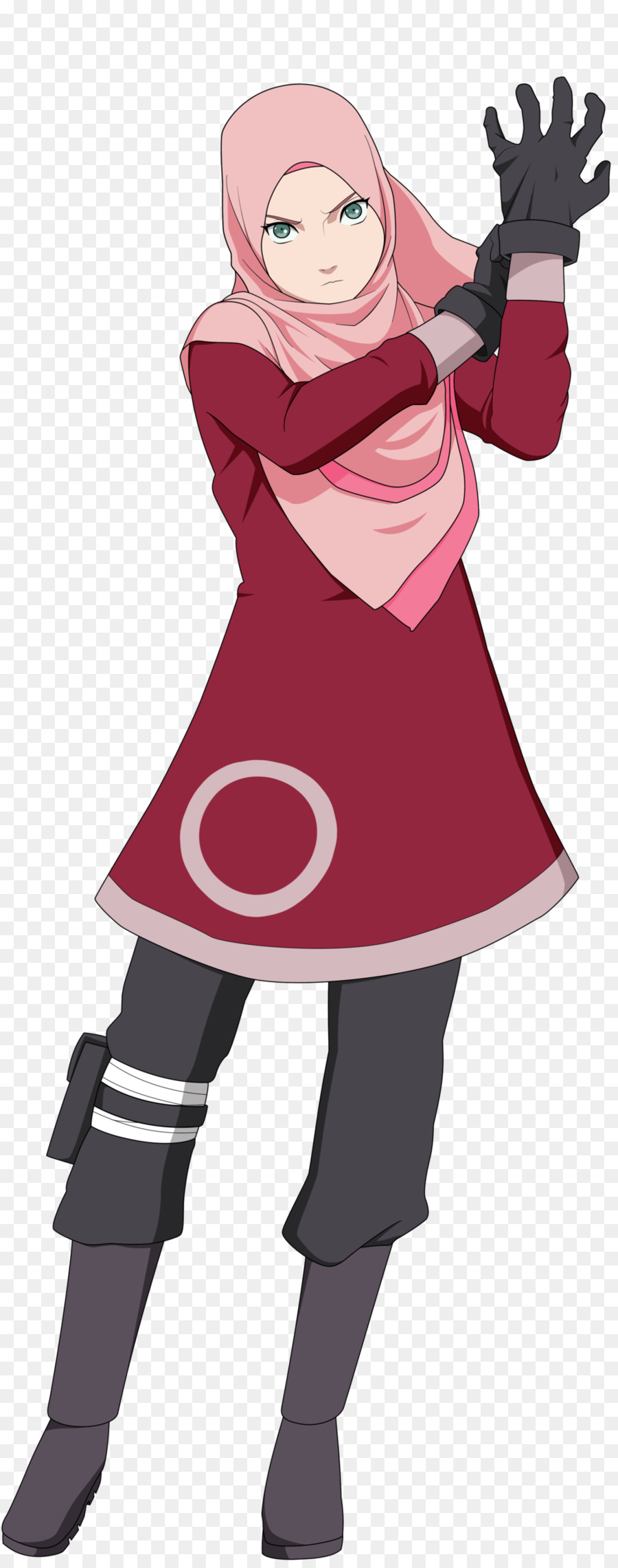 Sakura Haruno Sasuke Uchiha Naruto Uzumaki Sarada Uchiha Hijab Png