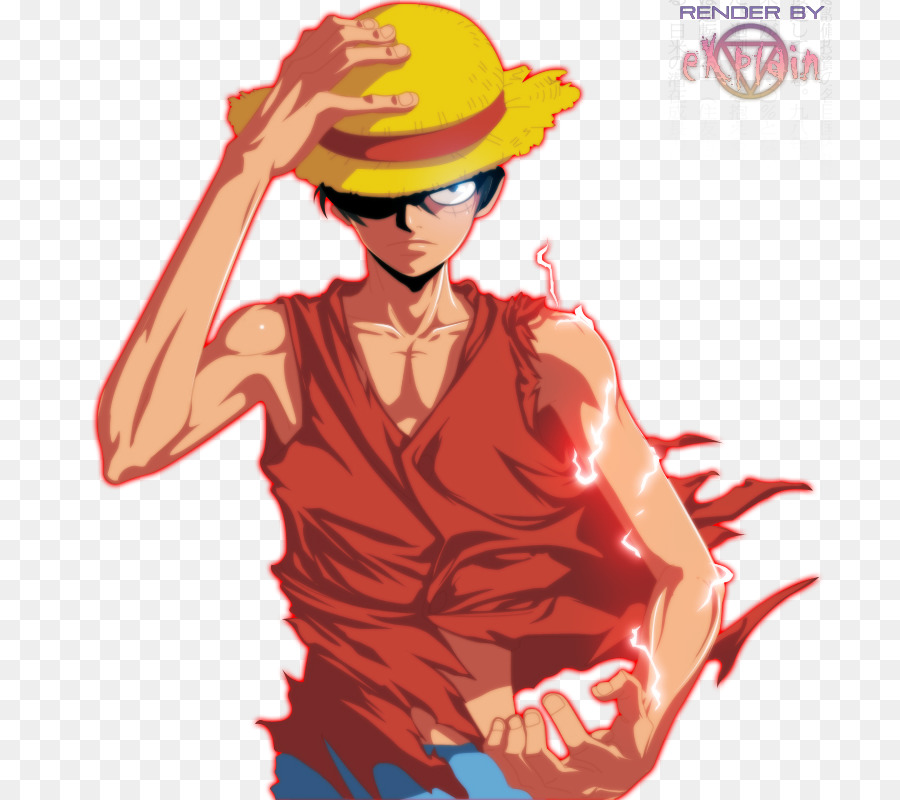 luffy one piece rendering