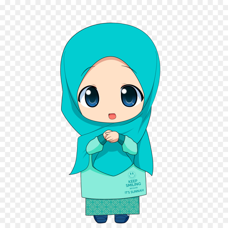 Muslim Islam Gambar Clip Art Hijab Unduh Seni Biru Perilaku