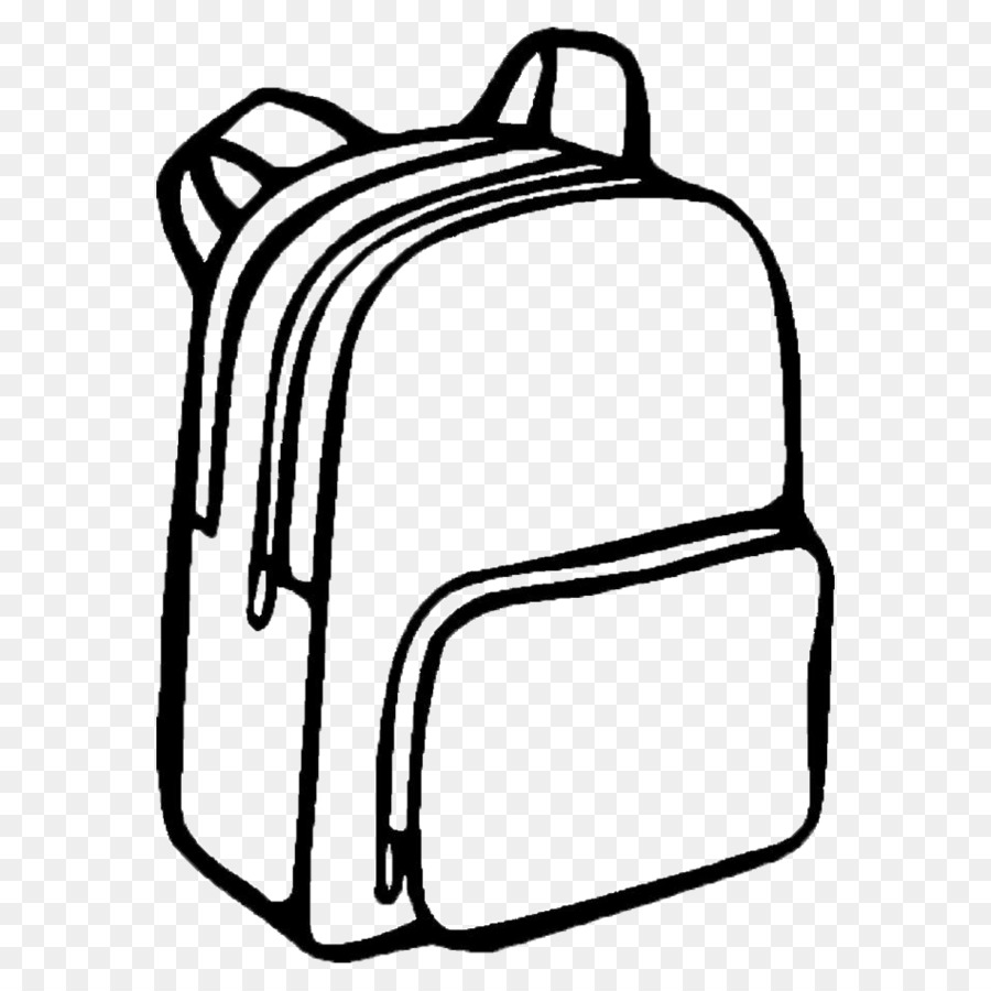 Coloring book Backpack Bag School Drawing backpack png download 950