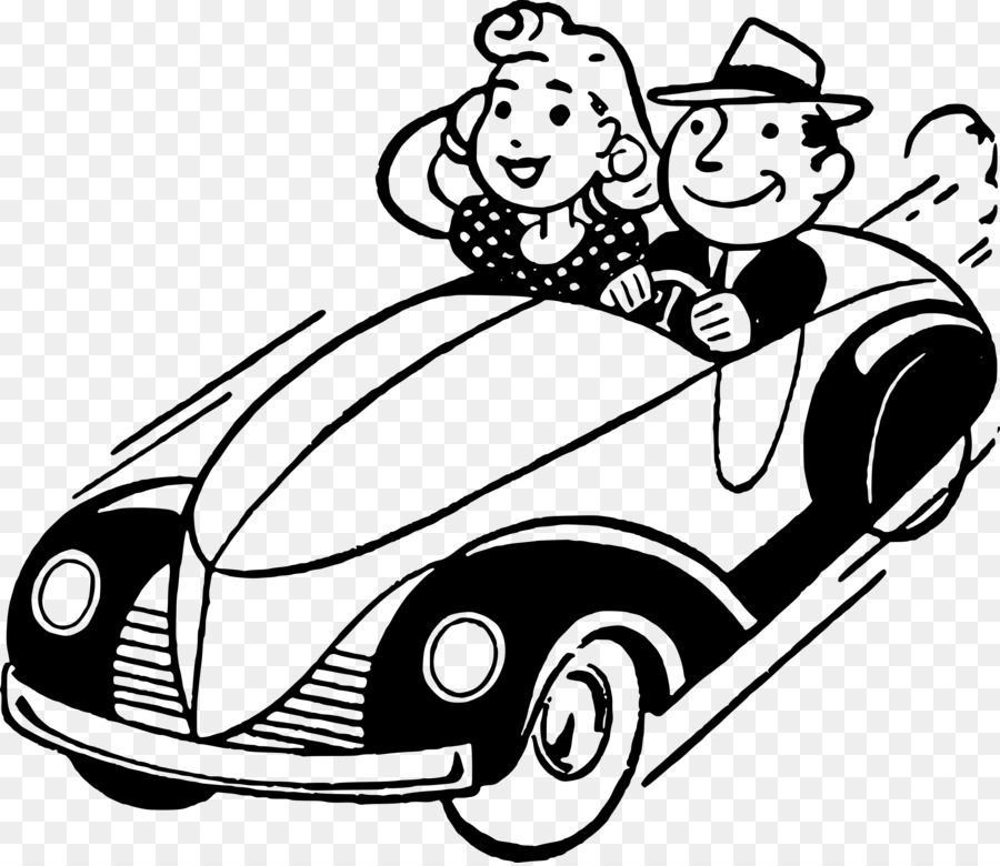 Car Driving Black and white Clip art driving png