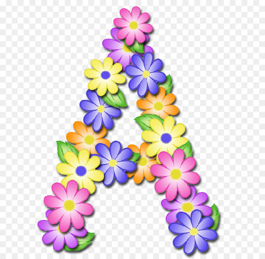 flower letter alphabet floral design flores png download