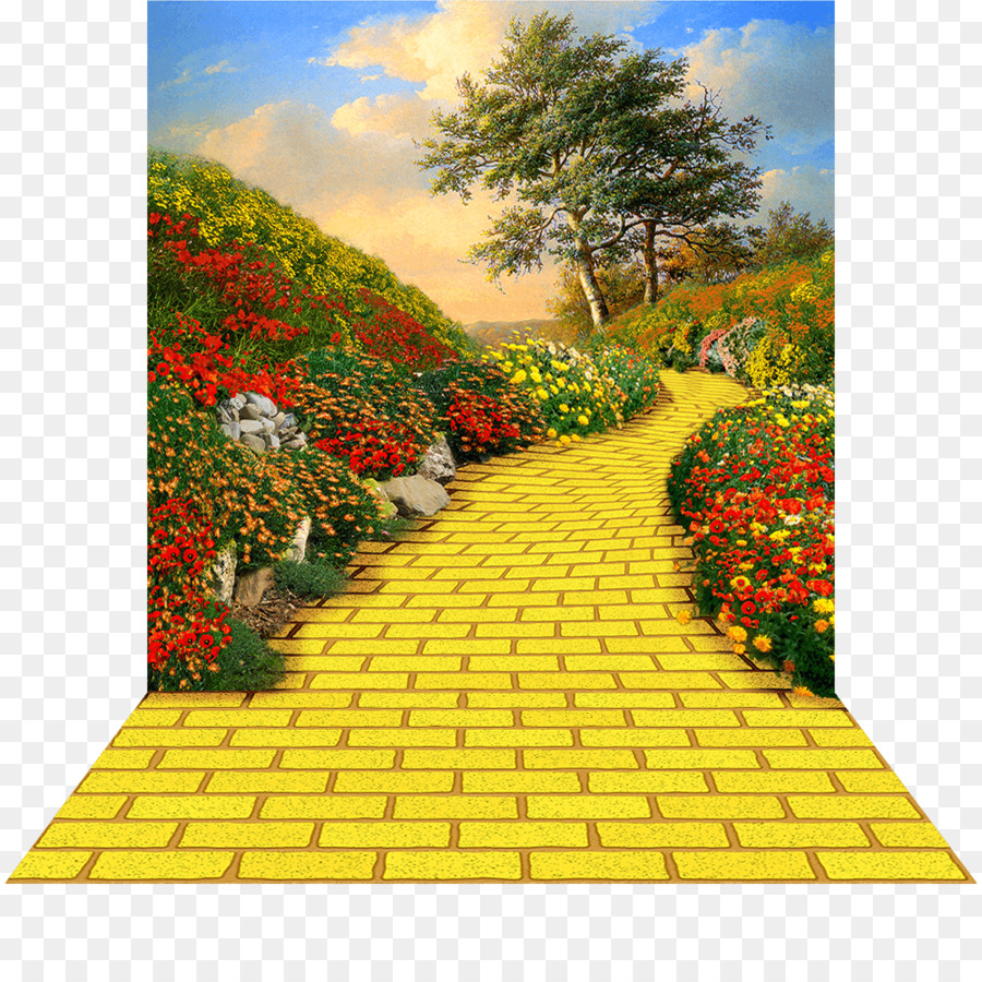 Download Follow The Yellow Brick Road Paper Clip art - yellow background png download - 1000*1000 - Free ...