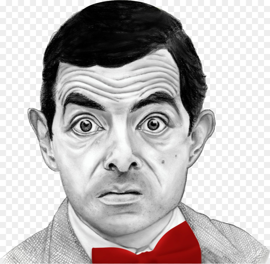 Rowan Atkinson Mr Bean Drawing Portrait Sketch Mr Bean Png