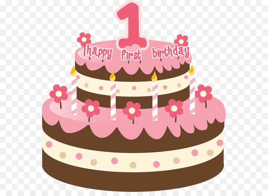 Birthday Cake Happy Birthday To You Animated Cartoon Clip Art 1st