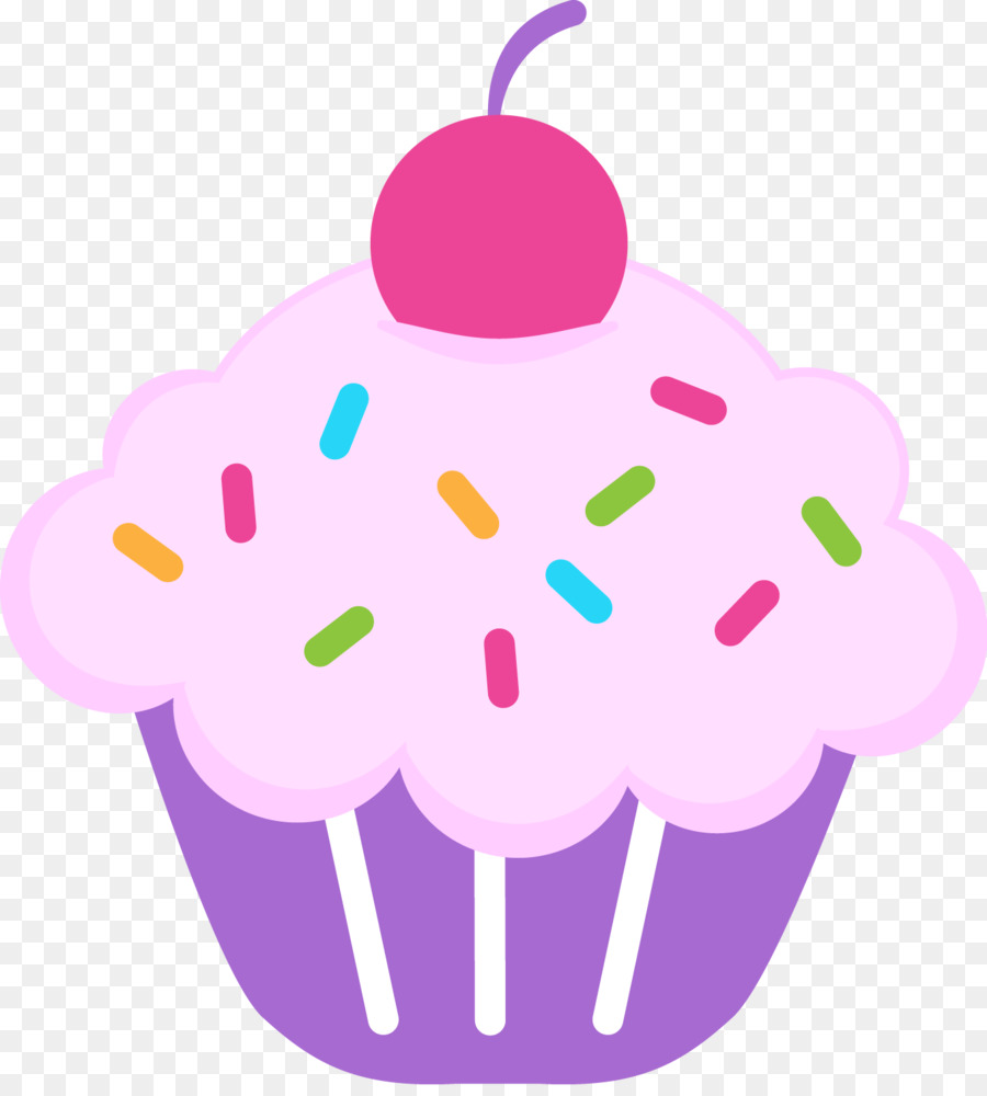 Cupcake Muffin Birthday Cake Frosting Icing Clip Art 1st