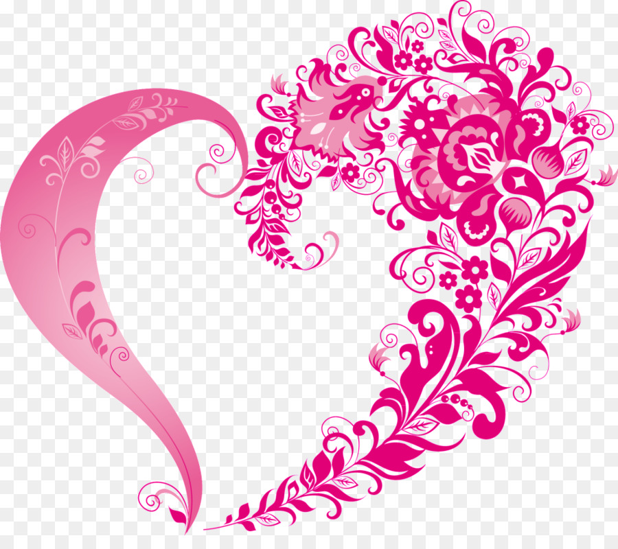 Heart Clip art - pink wallpaper 1024*889 transprent Png Free Download