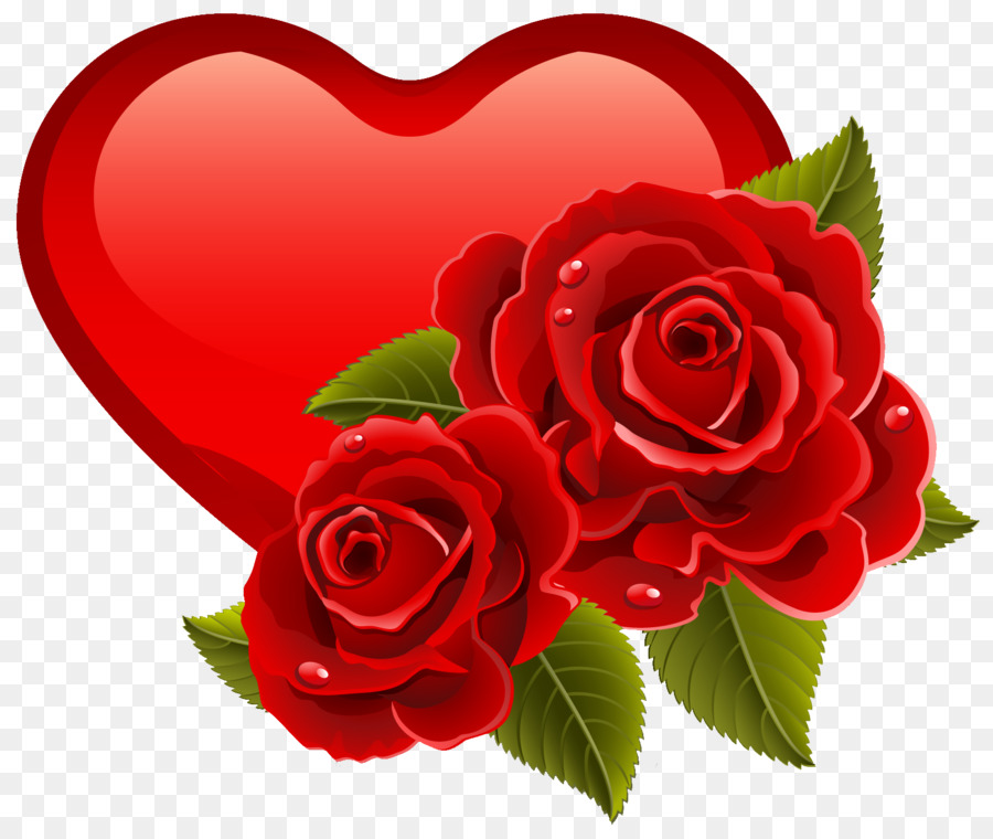 Rose Heart Desktop Wallpaper Clip Art Lovely Png Download 1622