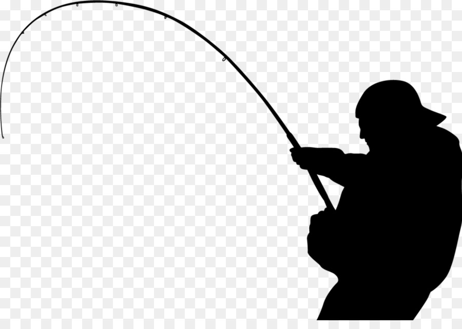 Fishing tackle Silhouette Angling Walleye - fishing pole ...