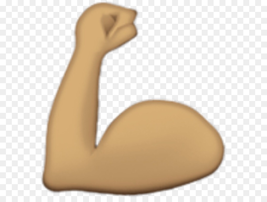 Emoji Arm Biceps - strong png download - 630*666 - Free 