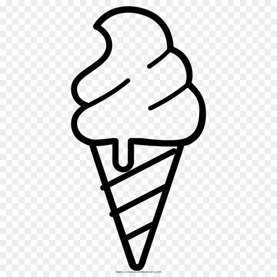 Ice cream Drawing Coloring book Line art coloring png