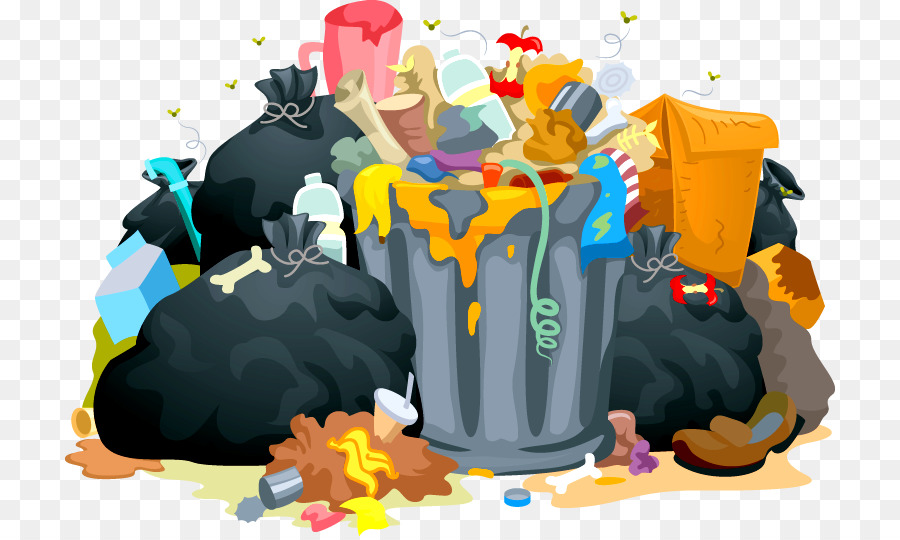 Rubbish Bins & Waste Paper Baskets Bin bag Clip art - garbage 770*536