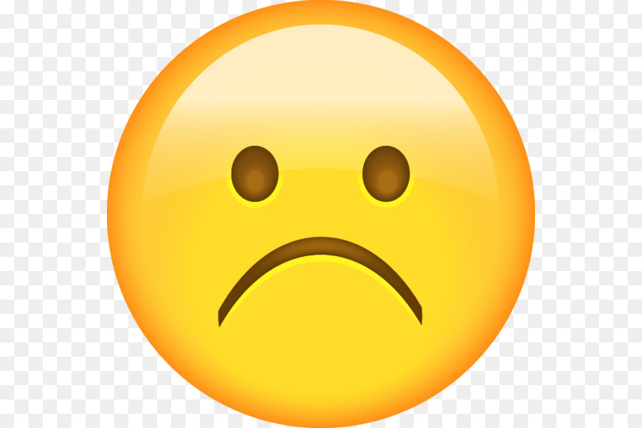 Sadness Smiley Emoji Emoticon Face - sad png download - 600*600 - Free Transparent Emoticon png ...