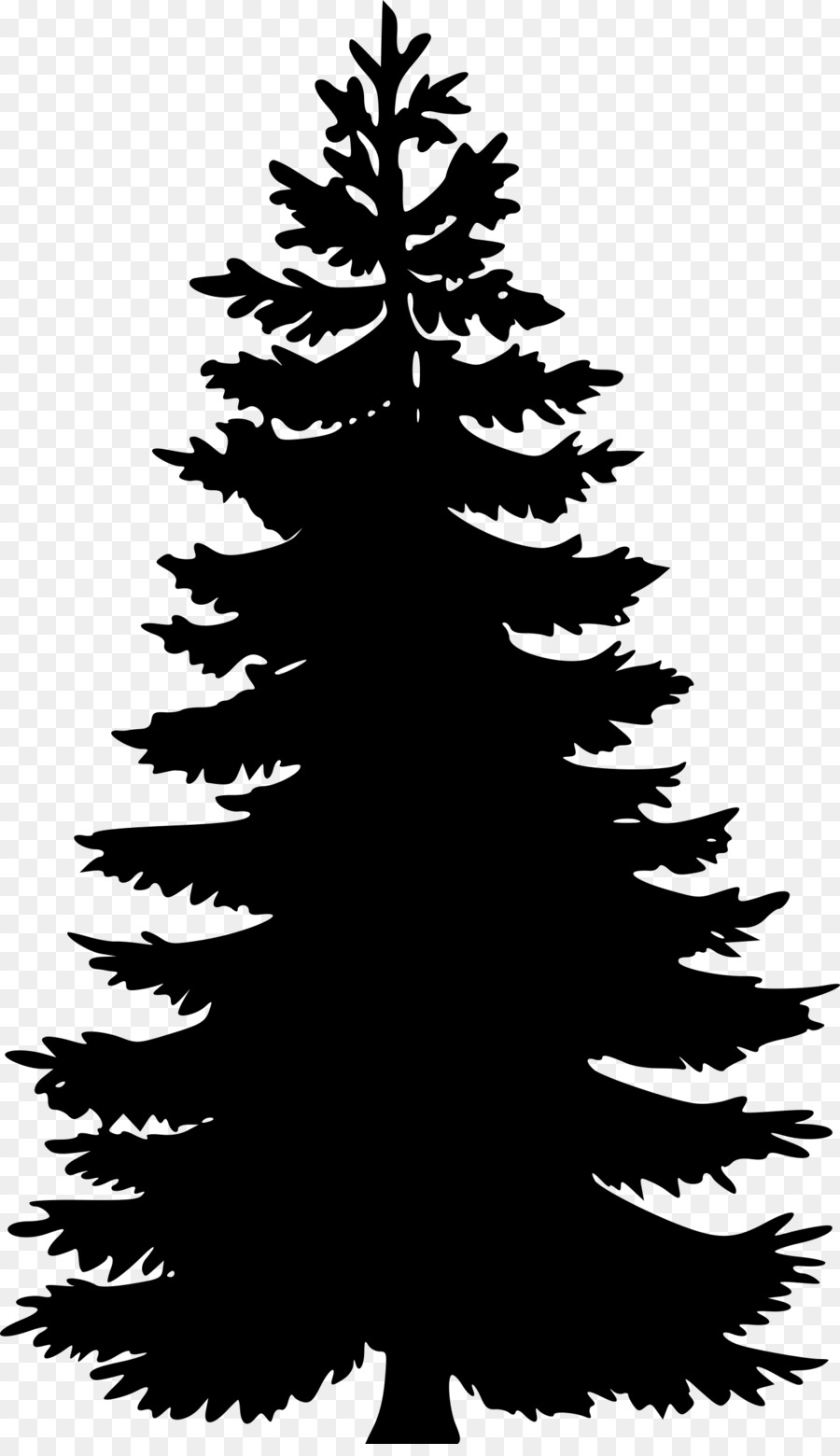 Download Pine Tree Fir Silhouette Clip art - tree vector png ...