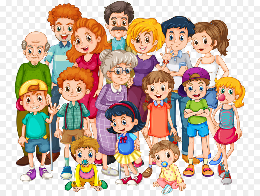 Extended family Clip art Family cartoon 800 675 