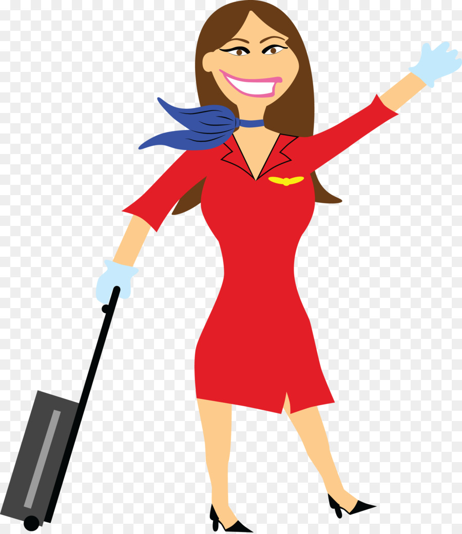 Flight attendant Cartoon Clip art - FLIGHT png download - 2079*2395