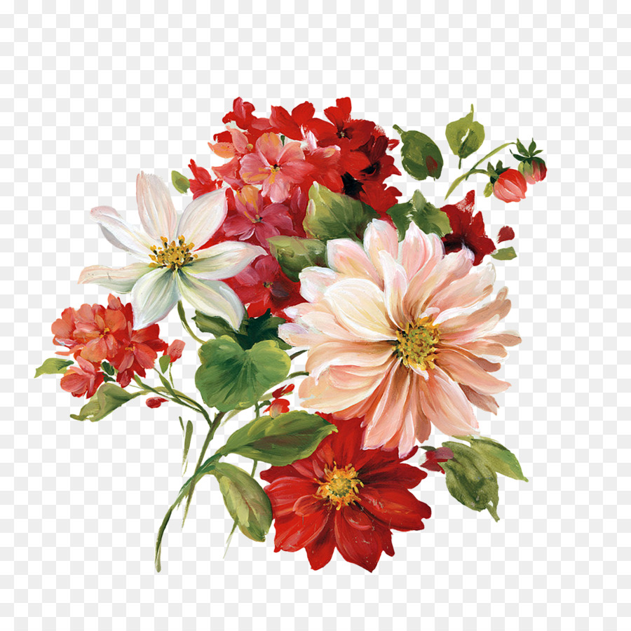 Download Painting Flower Decoupage Clip art - painting png download ...