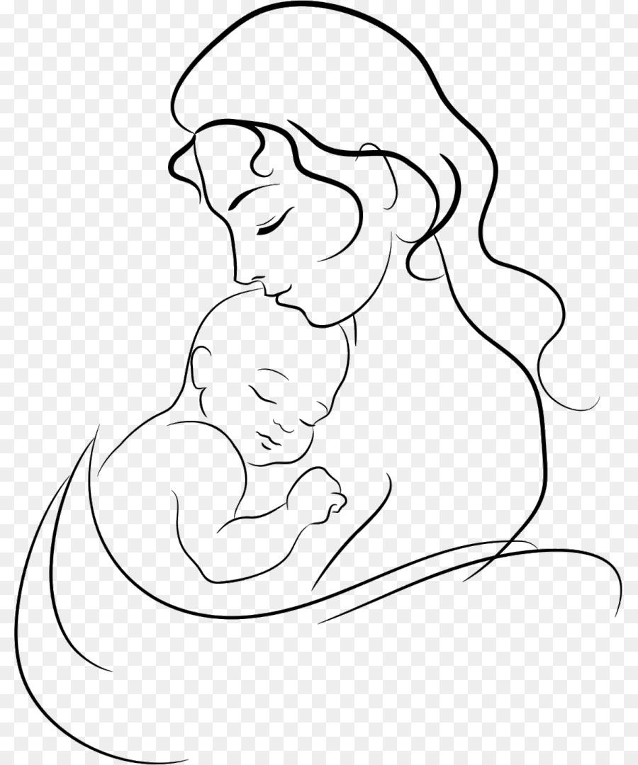 Drawing Mother Pencil Infant Sketch Mother S Day Png Download