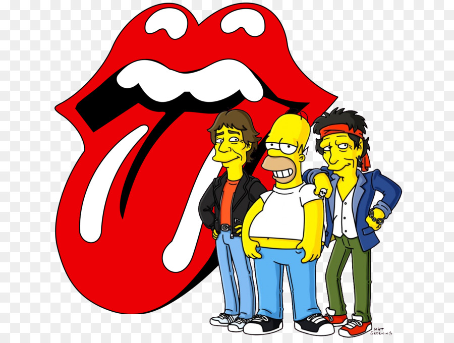 Homer Simpson Bart Simpson The Rolling Stones Musician Desktop