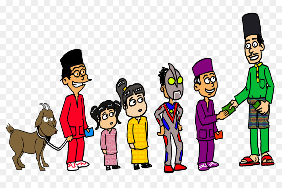 Png Cartoon Eid Al Fitr Holiday Joke Clip Art Raya 835519