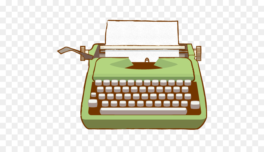 Typewriter Paper Clip art - typing png download - 512*512 - Free