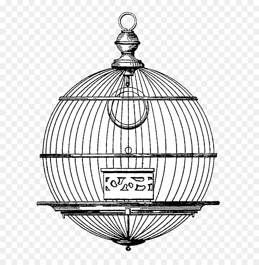 Line Drawing Of Bird Cage