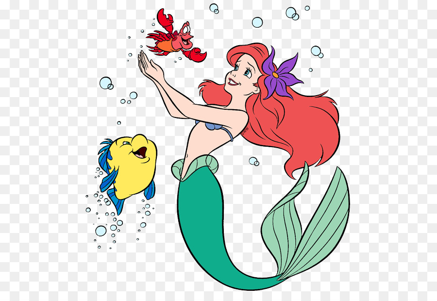 Ariel The Little Mermaid Sebastian Clip art - Ariel png download - 550*