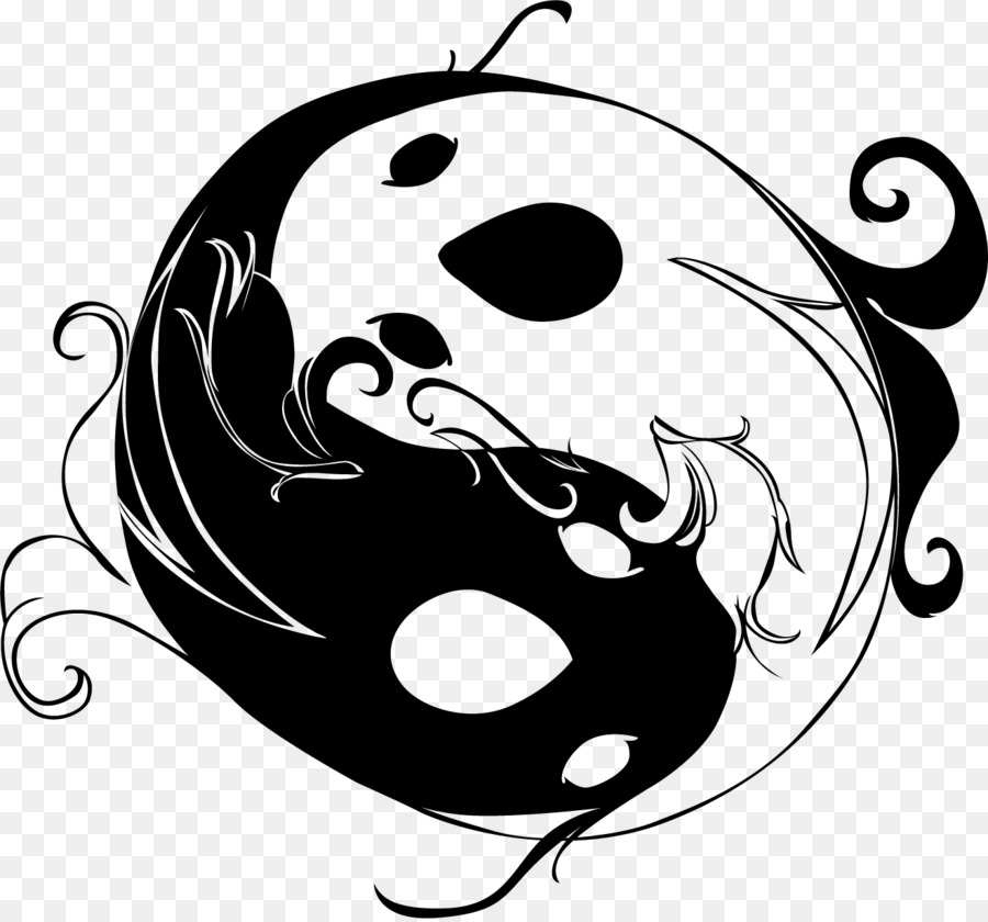 Yin Yang fish Koi Yin and yang yin yang png download 