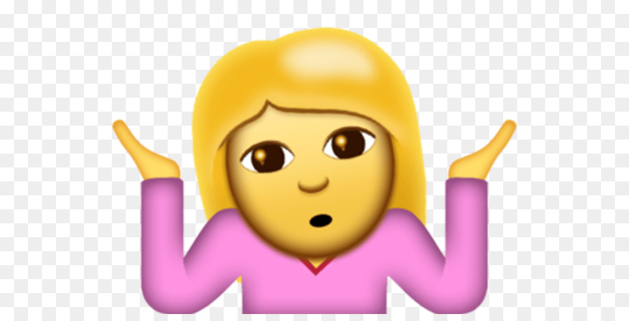 Emoji Shrug Facepalm Emoticon - hand emoji png download 